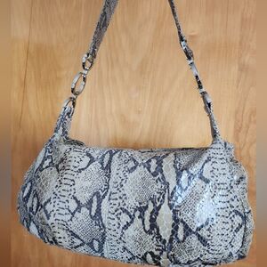 Sereta Leather Purse Snake Print